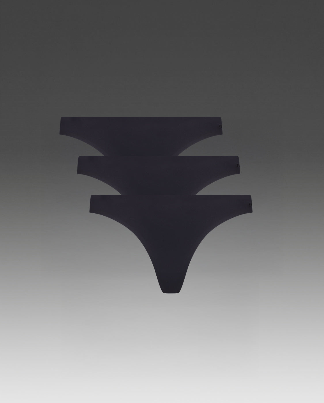 2xu-invisible-g-string-3-pack-donna-nero image 1