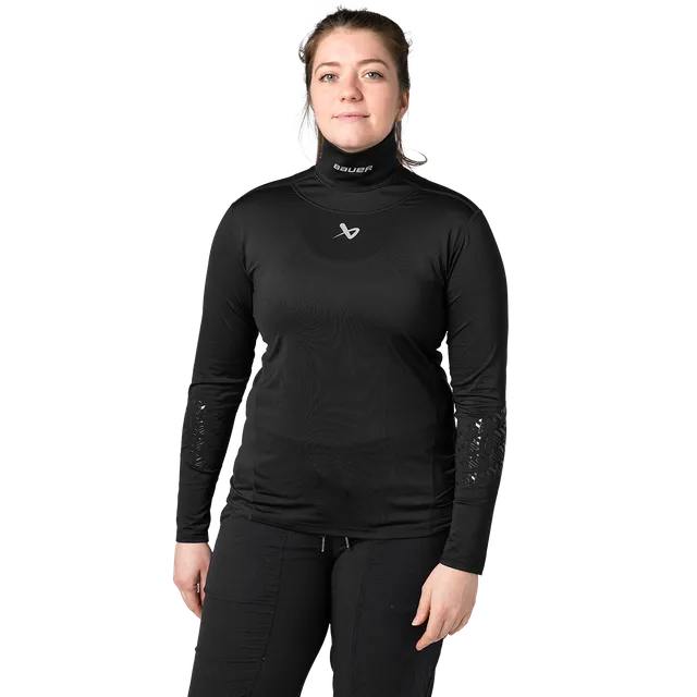 bauer-sottomaglia-donna-manica-lunga-antitaglio-con-protezione-collo image 1