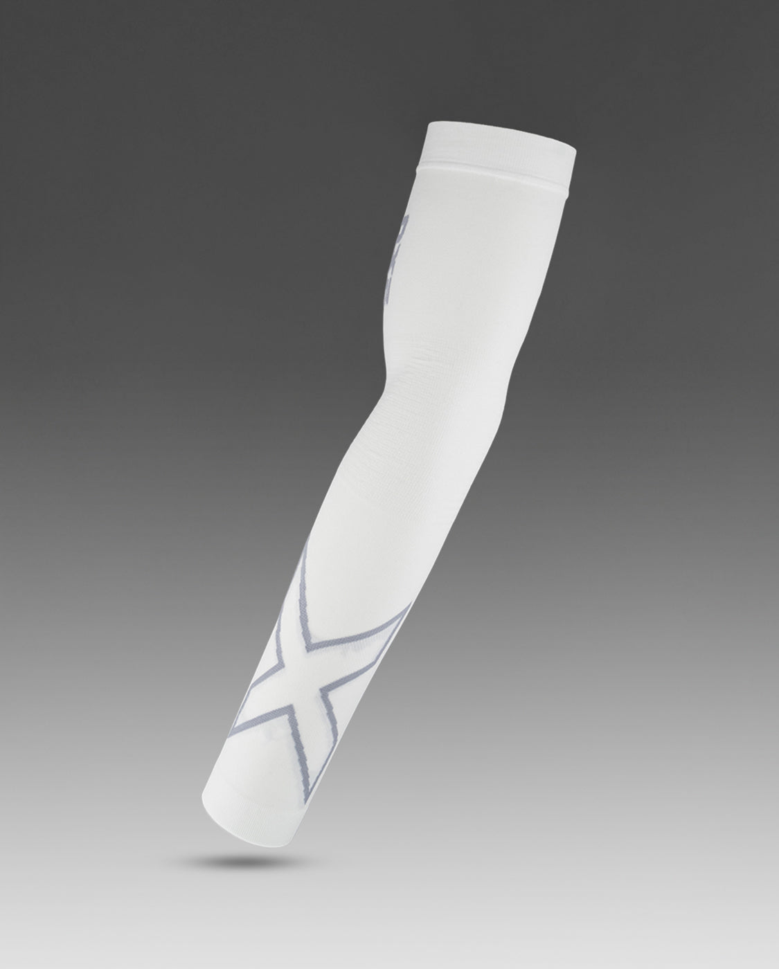 2xu-flex-compression-arm-sleeve-singolo-manicotto-bianco image 2