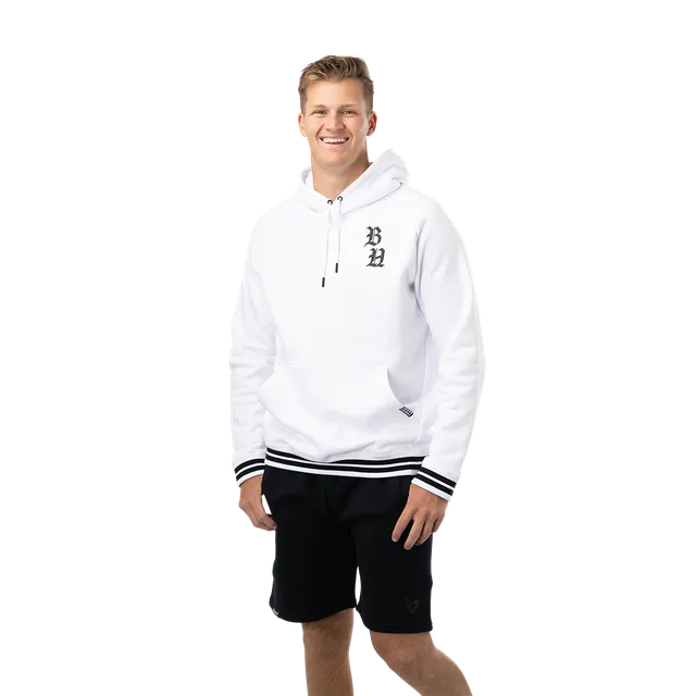 bauer-street-senior-felpa-con-cappuccio-cotone-nera-grafica-hockey image 1