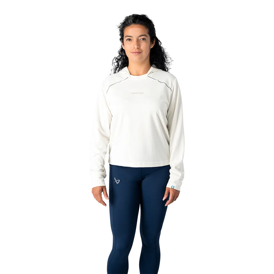 bauer-train-lightweight-felpa-donna-con-cappuccio image 1
