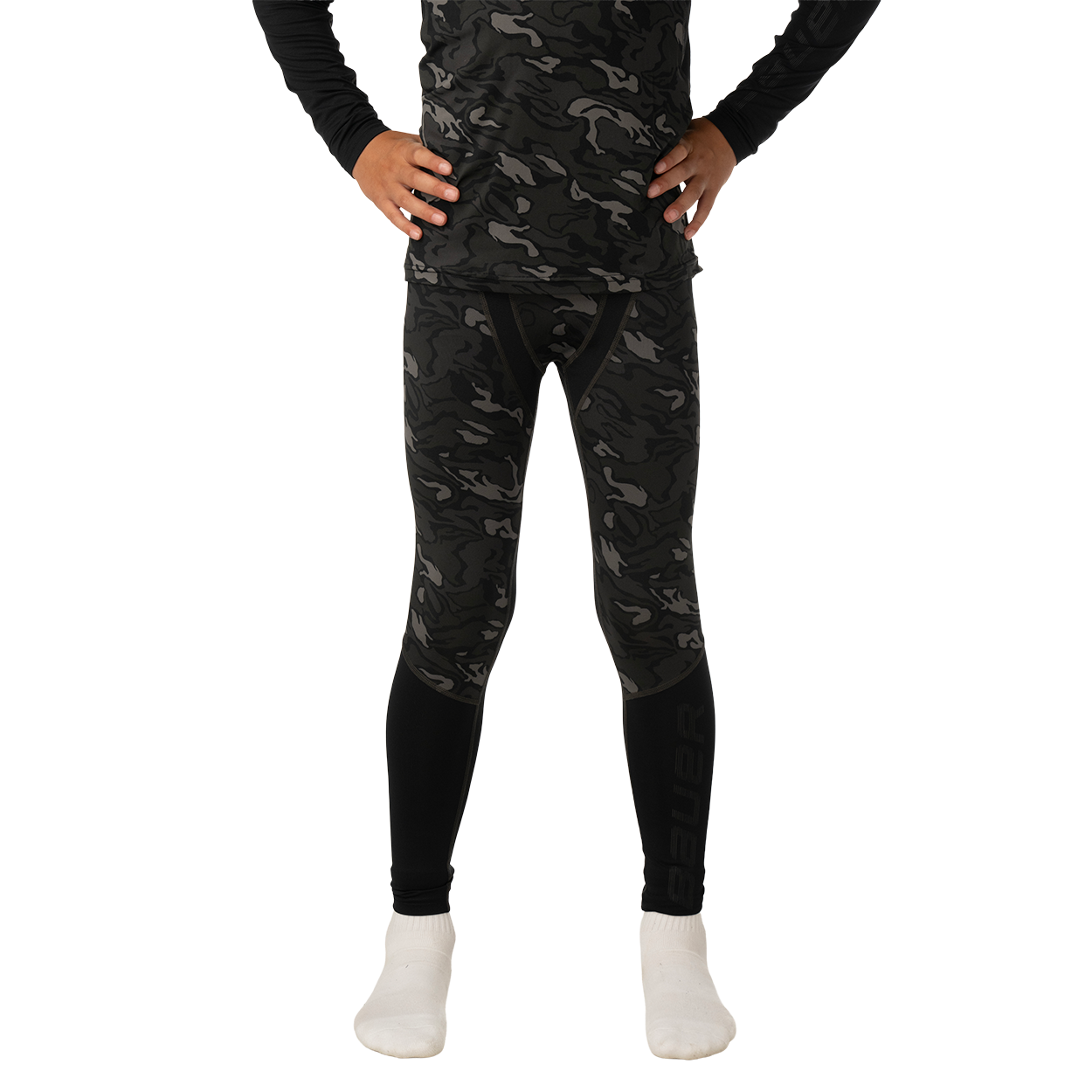 bauer-camo-performance-baselayer-pant-youth-pantalone-termico-compressione-ragaz image 1