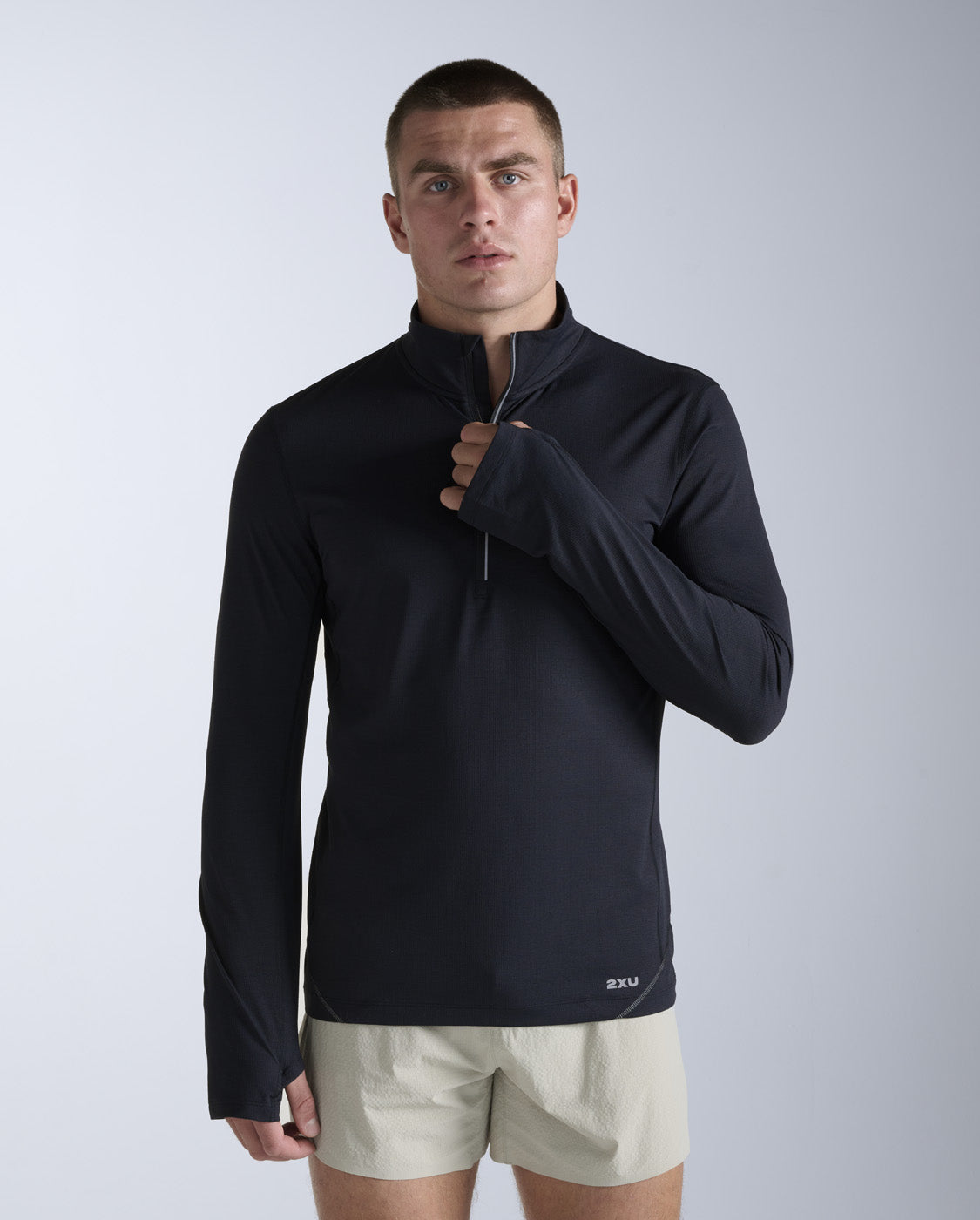 2xu-aero-trail-1-2-zip-uomo-nero image 1