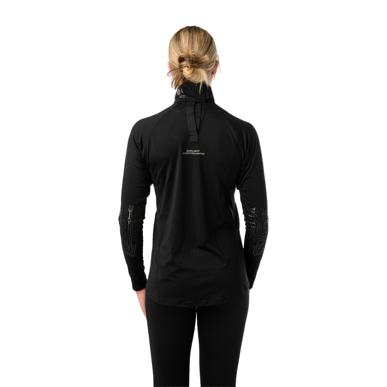 bauer-bodyguard-baselayer-protettivo-donna-con-collo-kevlar image 5