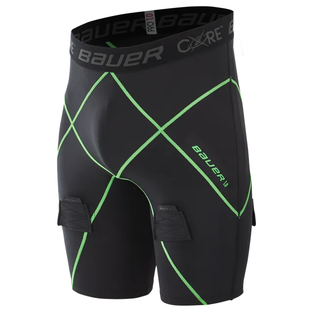 bauer-core-1-0-jock-short-slip-a-compressione-con-conchiglia image 1