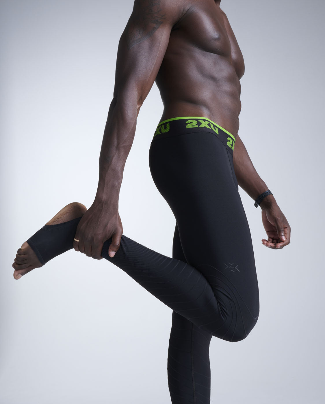 2xu-power-recovery-compression-tights-with-fir-leggings-recupero-compressione-ne image 8