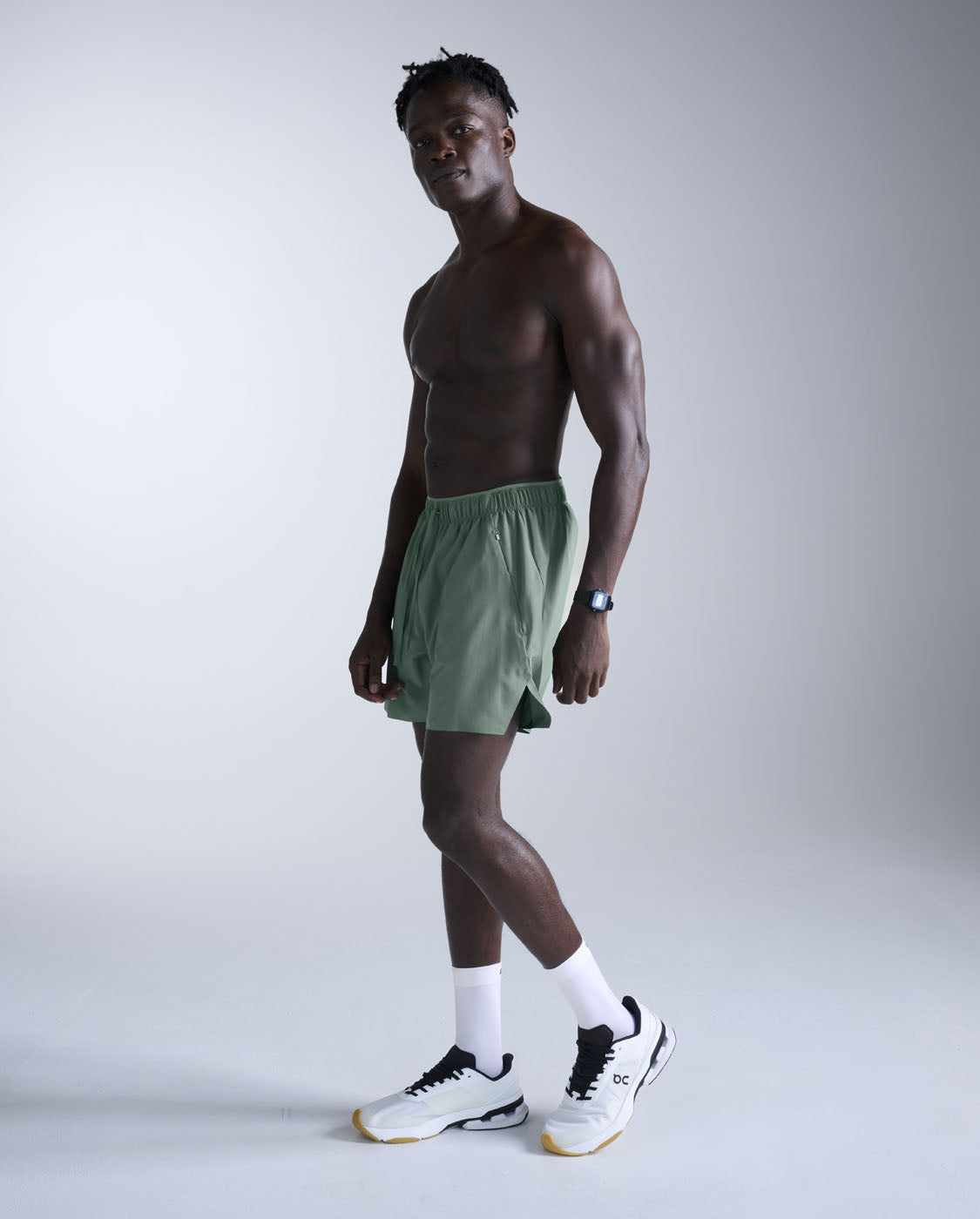 2xu-motion-5-inch-unlined-shorts-uomo-verde-salvia image 4