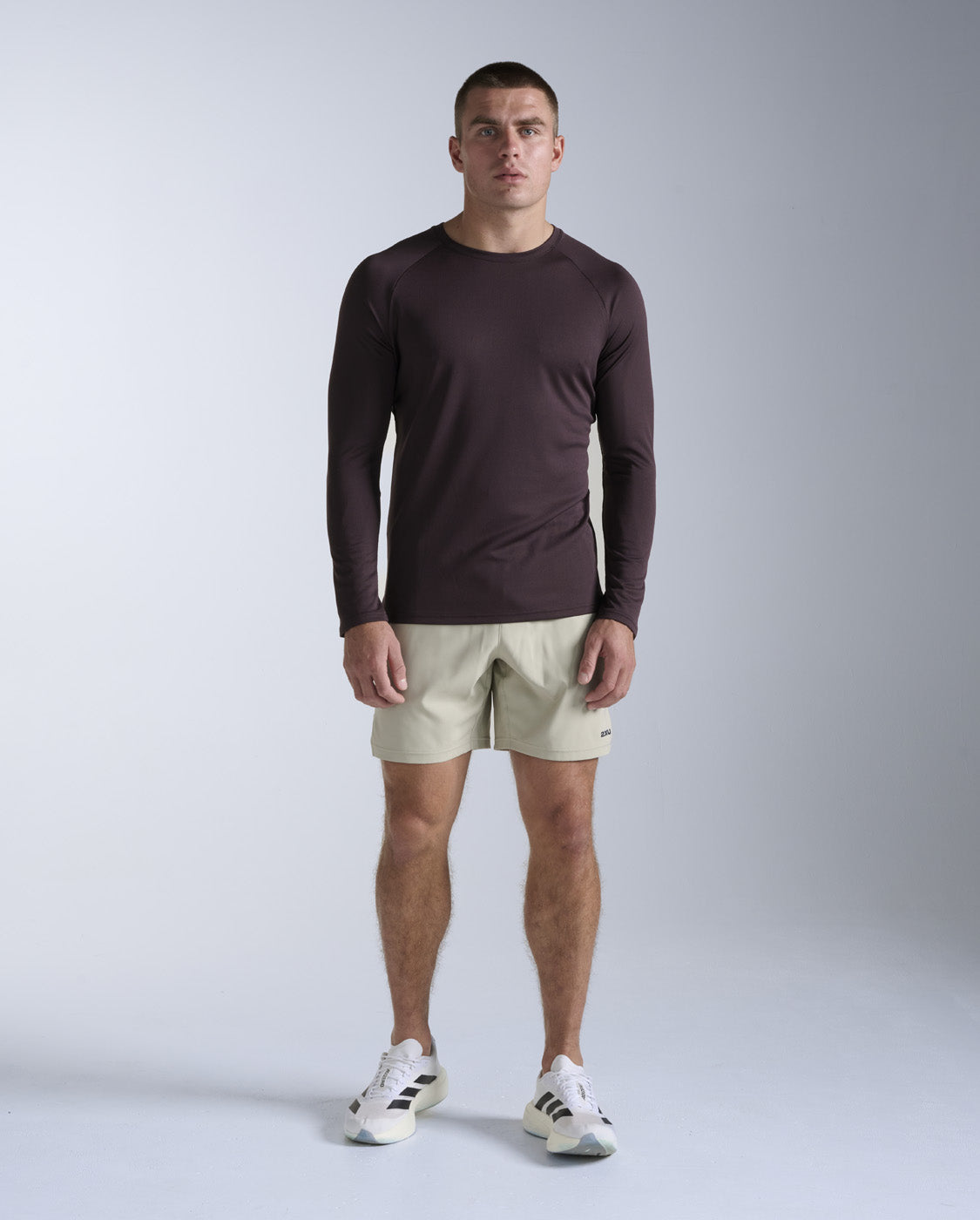 2xu-aero-long-sleeve-uomo-marrone image 3