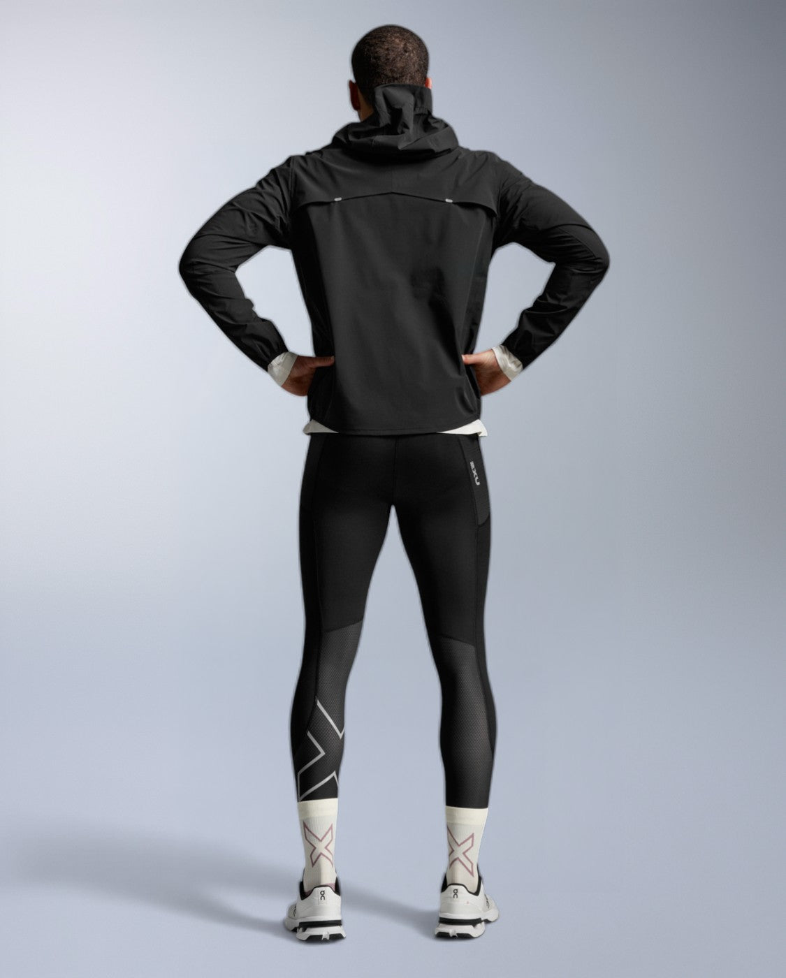 2xu-ignition-shield-soft-shell-jacket-uomo-giacca-running-impermeabile-nera image 7