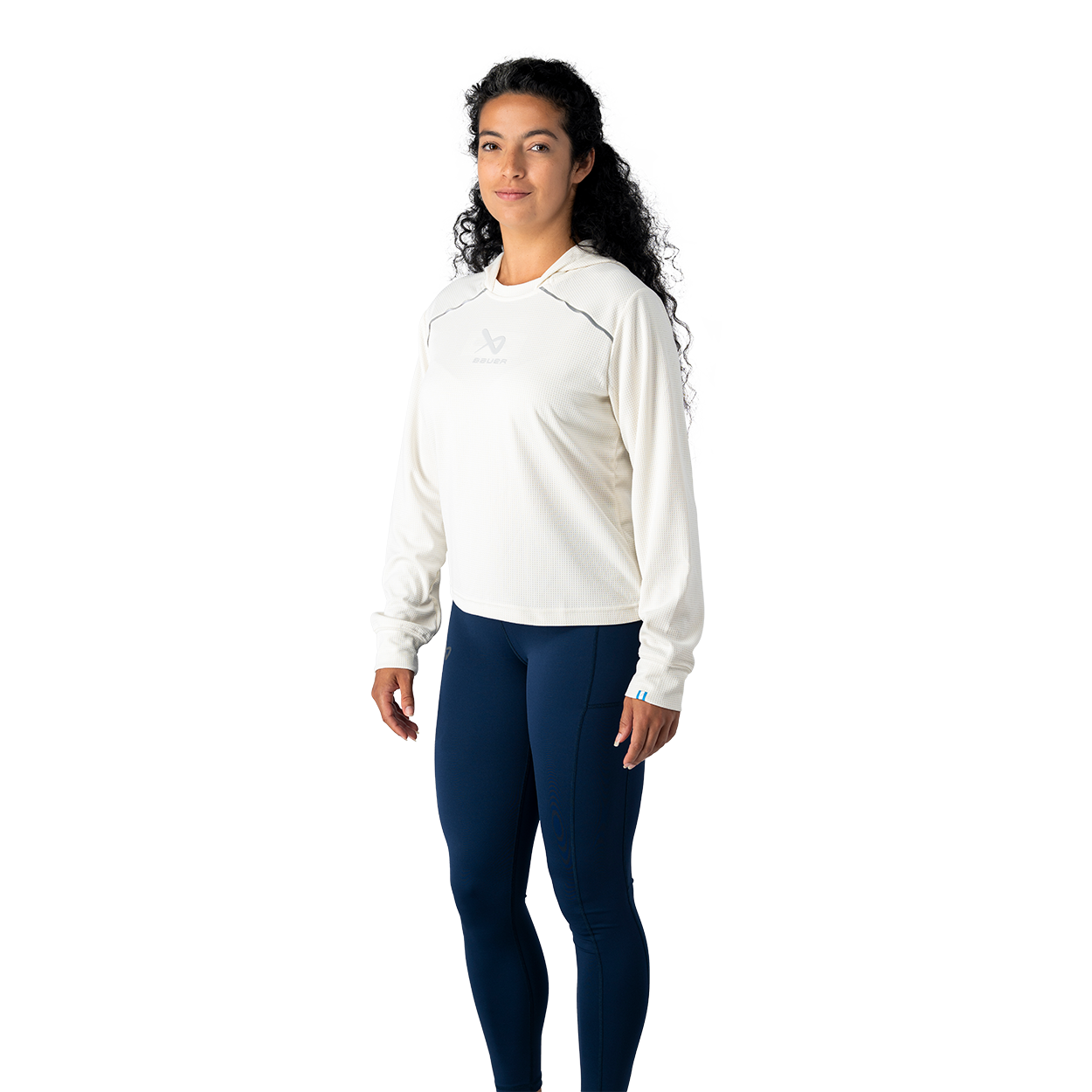 bauer-train-lightweight-felpa-donna-con-cappuccio image 3