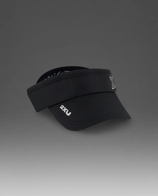 2xu-performance-visor-visiera-tecnica-unisex-nero image 1