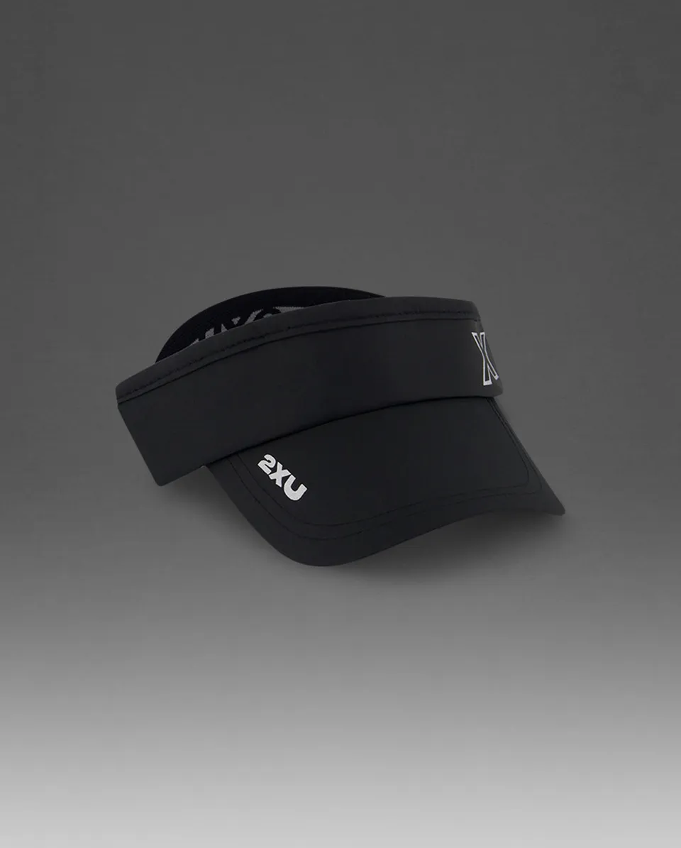 2xu-performance-visor-visiera-tecnica-unisex-nero image 1