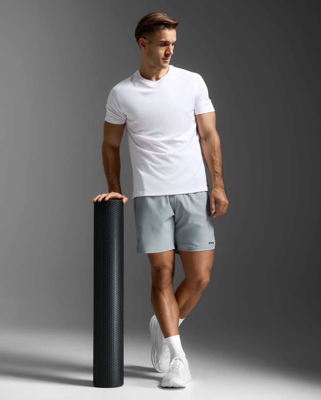 2xu-aero-7-inch-shorts-unlined-uomo-grigio-slim image 4