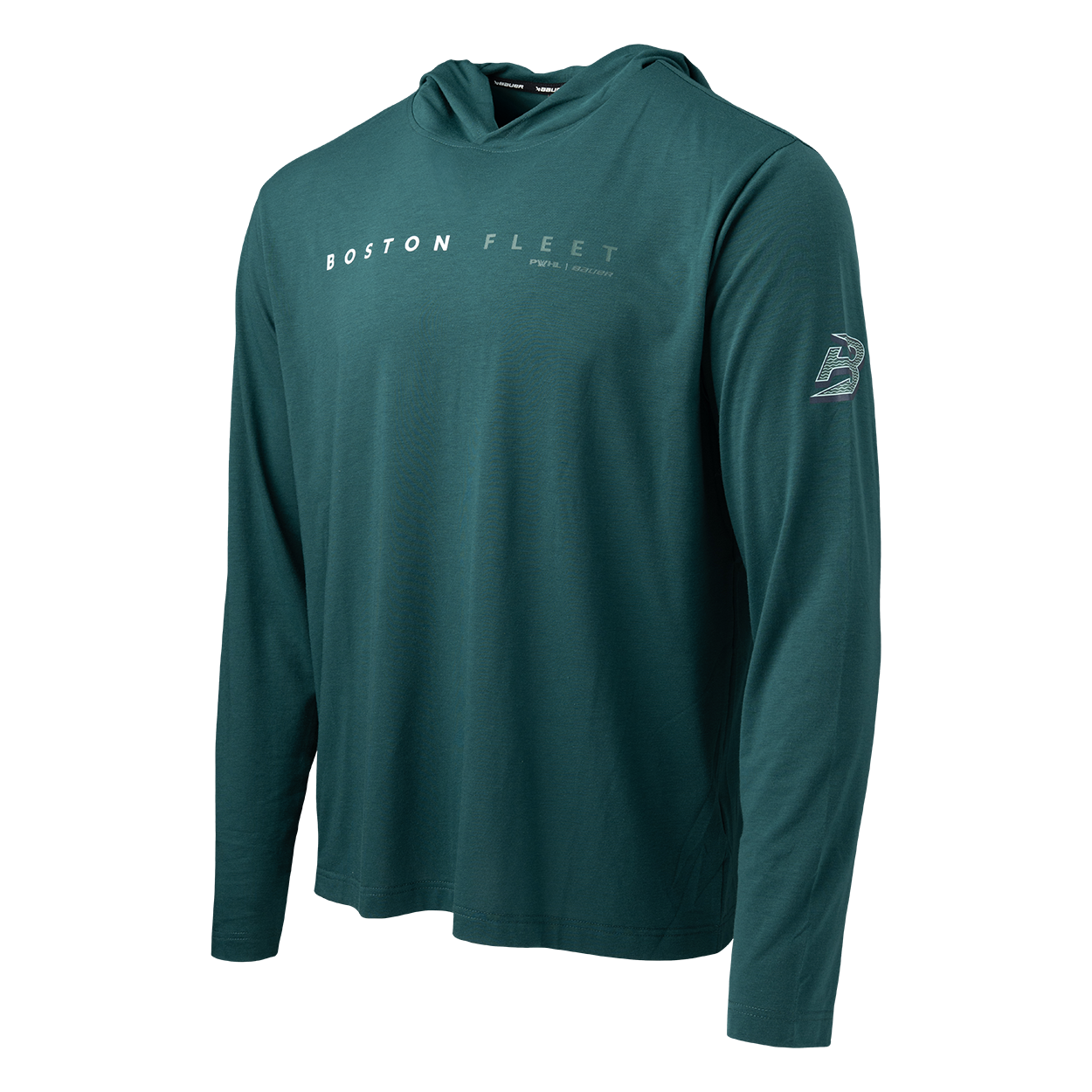 bauer-pwhl-lightweight-hoodie-senior-boston-felpa-leggera image 3