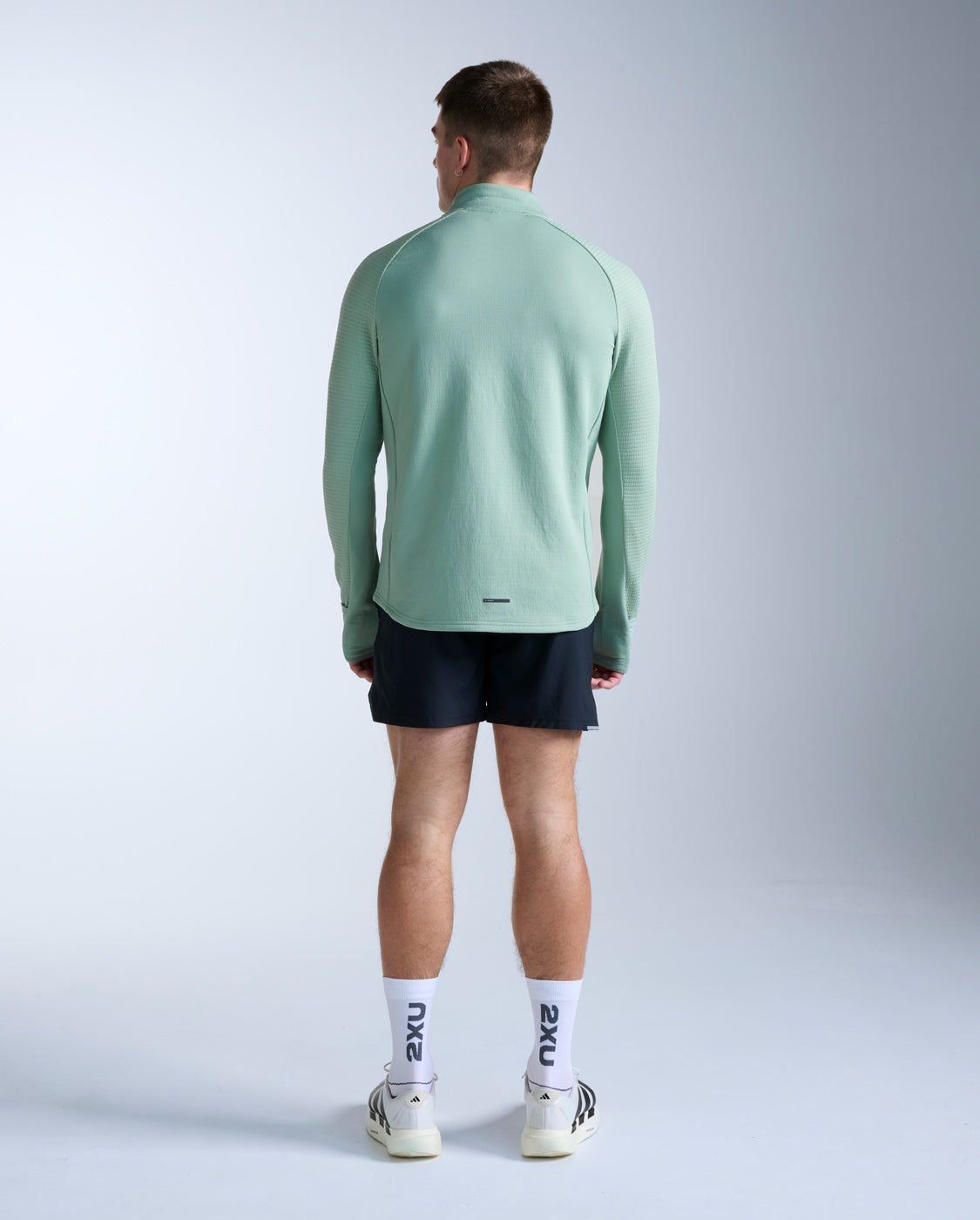 2xu-ignition-haptic-1-4-zip-uomo-verde image 6