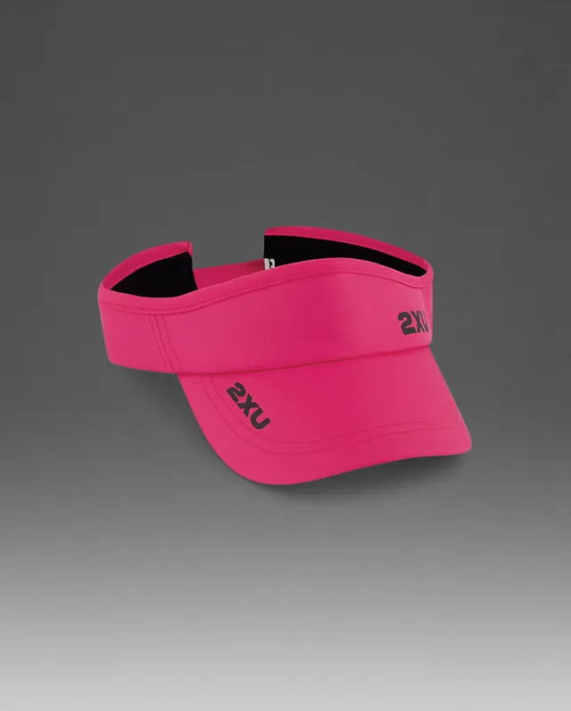 2xu-run-visor-unisex-rosa image 1