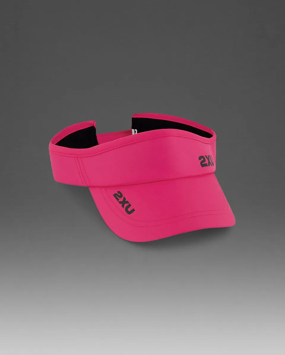 2xu-run-visor-unisex-rosa image 1