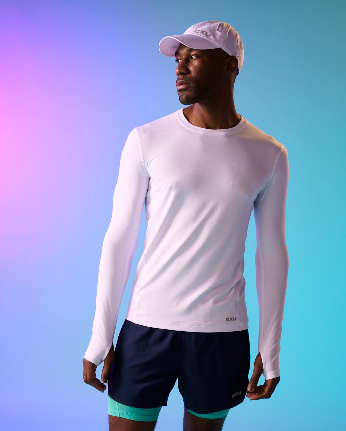 2xu-ignition-grid-maglia-termica-base-layer-bianco image 1
