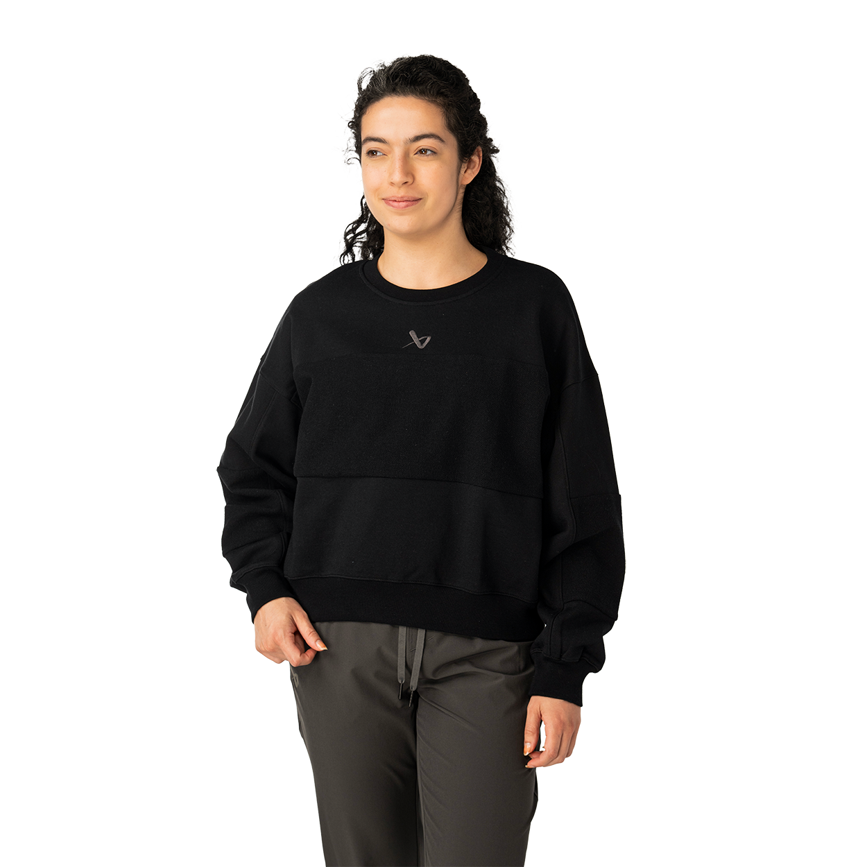 bauer-core-felpa-girocollo-donna-french-terry-cotone image 1