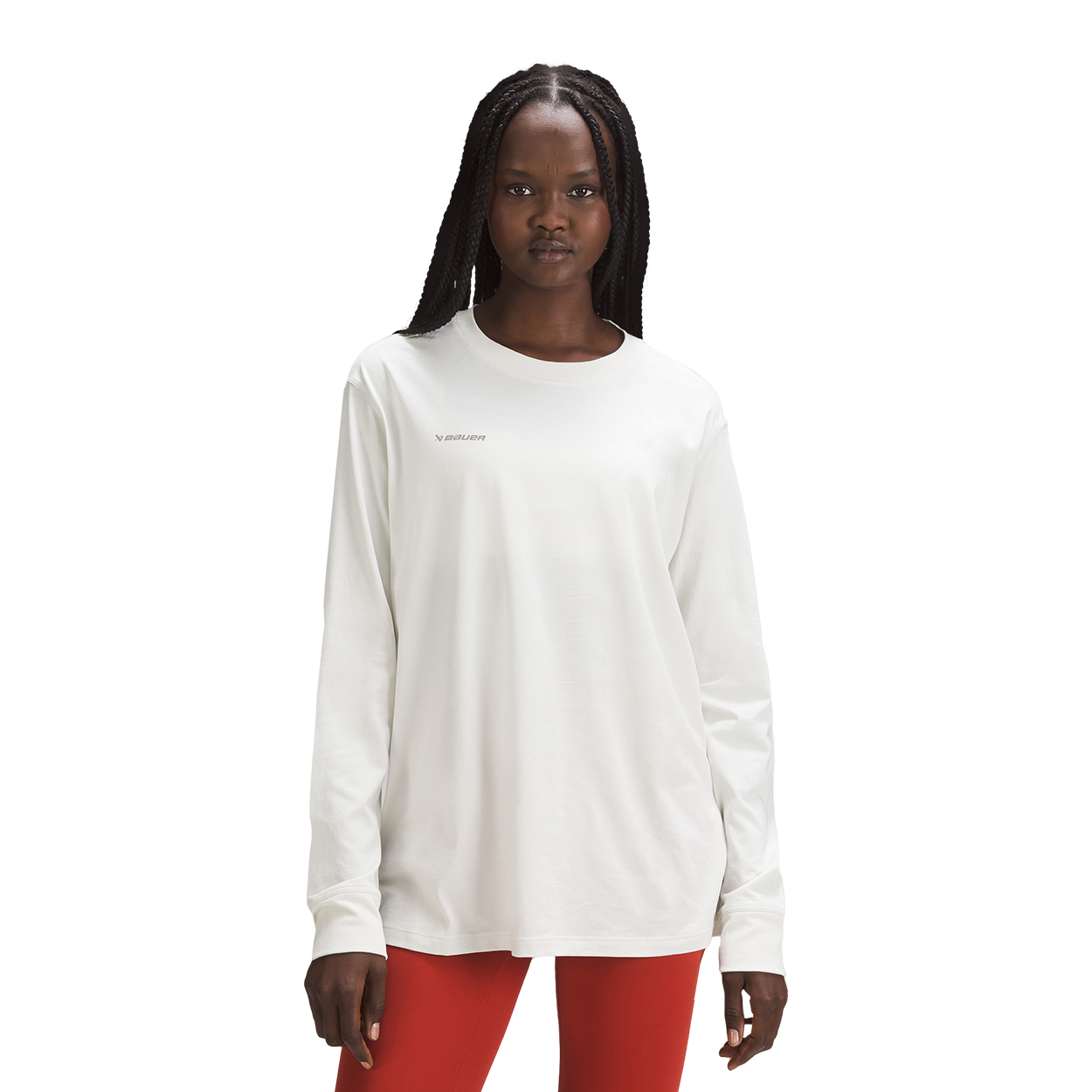 bauer-x-lululemon-all-yours-maglia-manica-lunga-donna-cotone-pima-relaxed-fit image 1