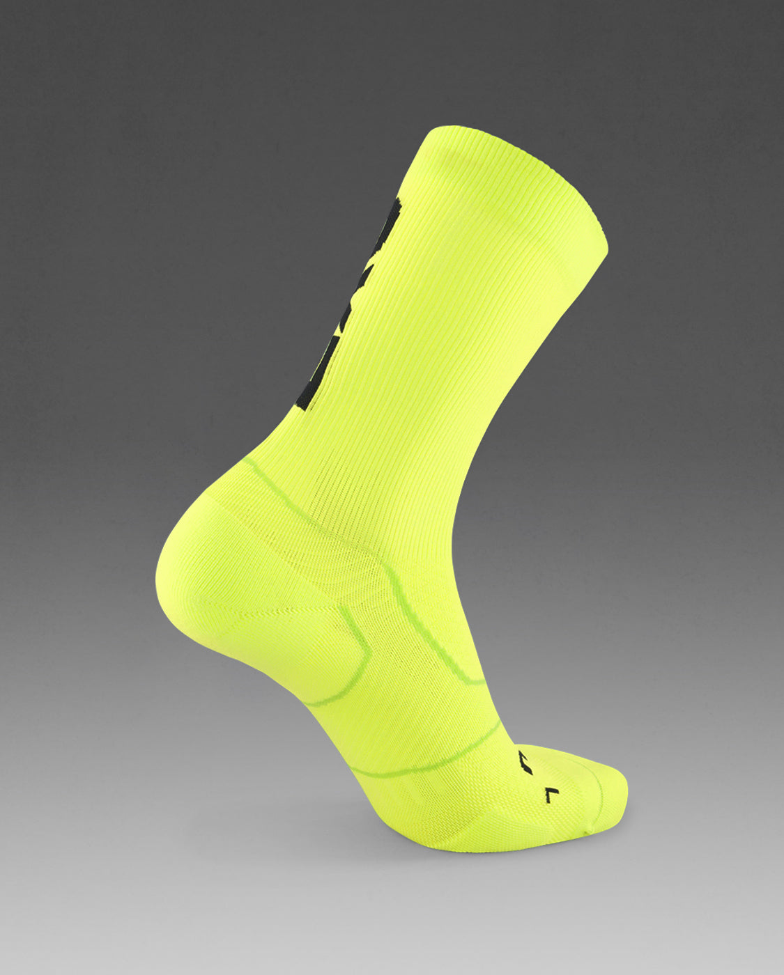 2xu-vectr-light-cushion-crew-socks-uomo-giallo-fluo image 3