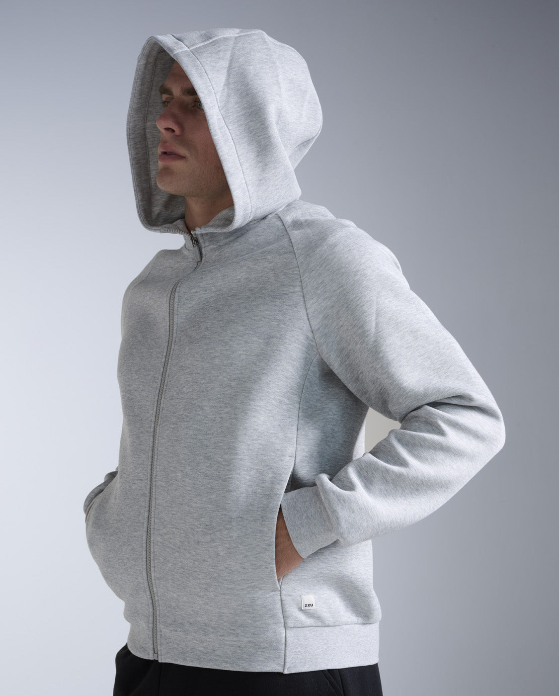 2xu-commute-smooth-spacer-felpa-full-zip-uomo image 3