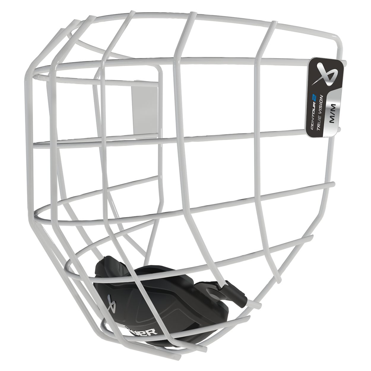 bauer-contour-2-gabbia-casco-hockey-acciaio-inox image 5