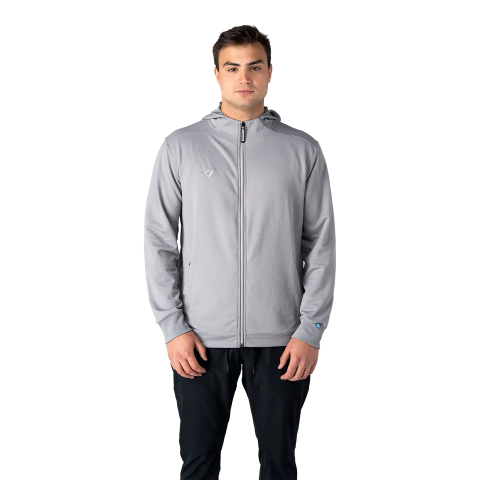bauer-tech-felpa-con-cappuccio-full-zip-senior image 1