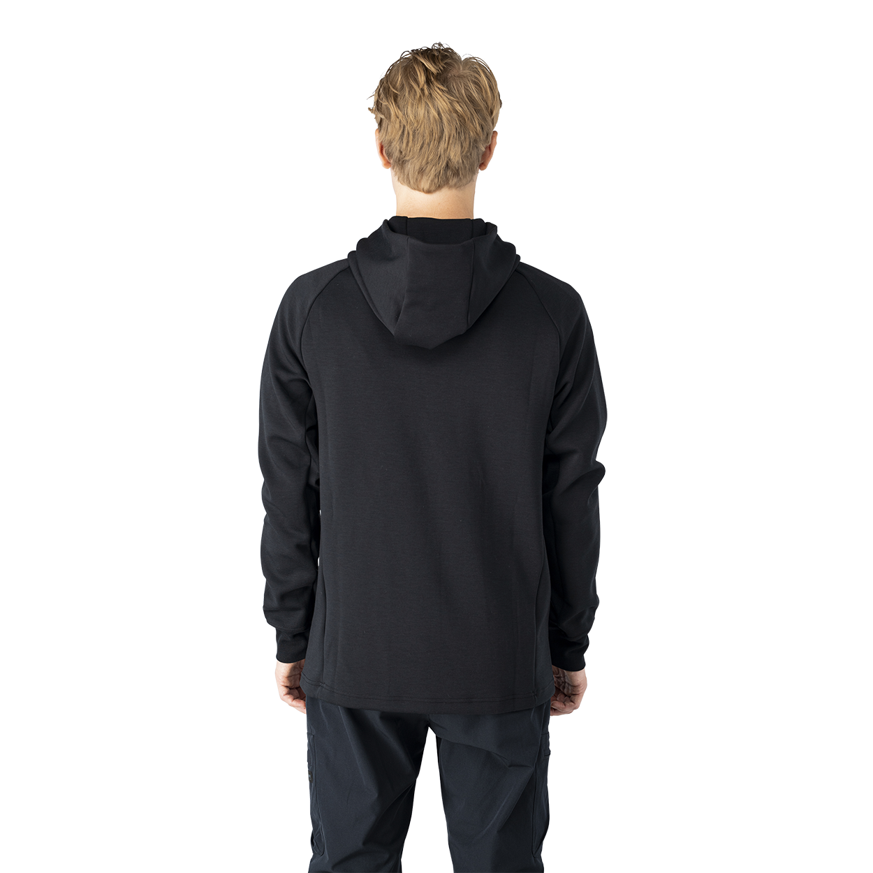 bauer-travel-hoodie-senior-felpa-con-cappuccio-nero-innovation-series image 7