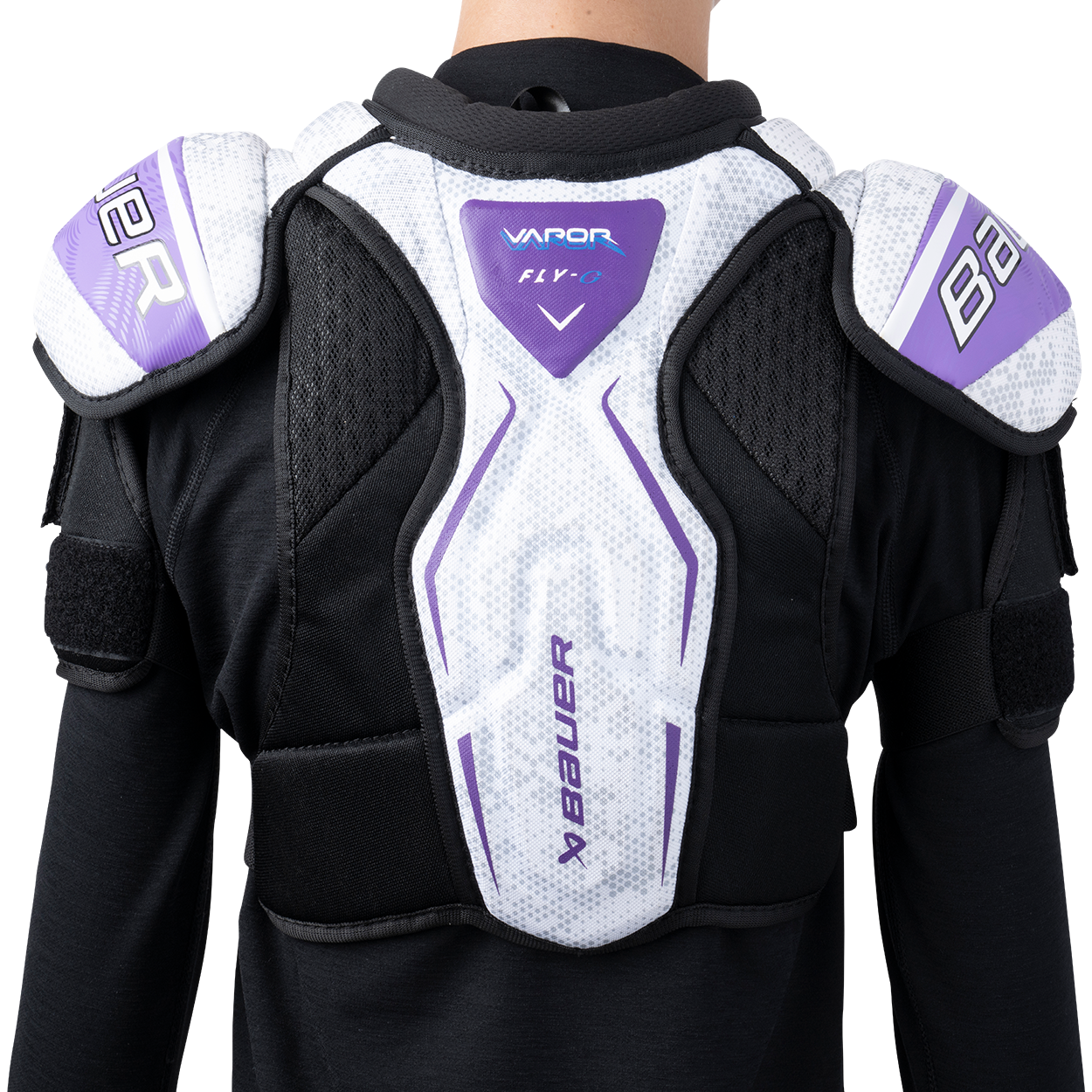 bauer-vapor-fly-g-paraspalle-hockey-ghiaccio-junior-donna image 2