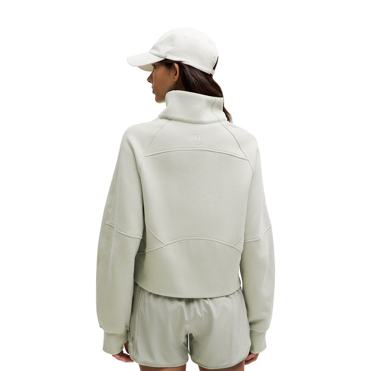 bauer-x-lululemon-scuba-felpa-half-zip-collo-a-imbuto-oversize image 4